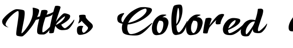Vtks Colored Soul font preview